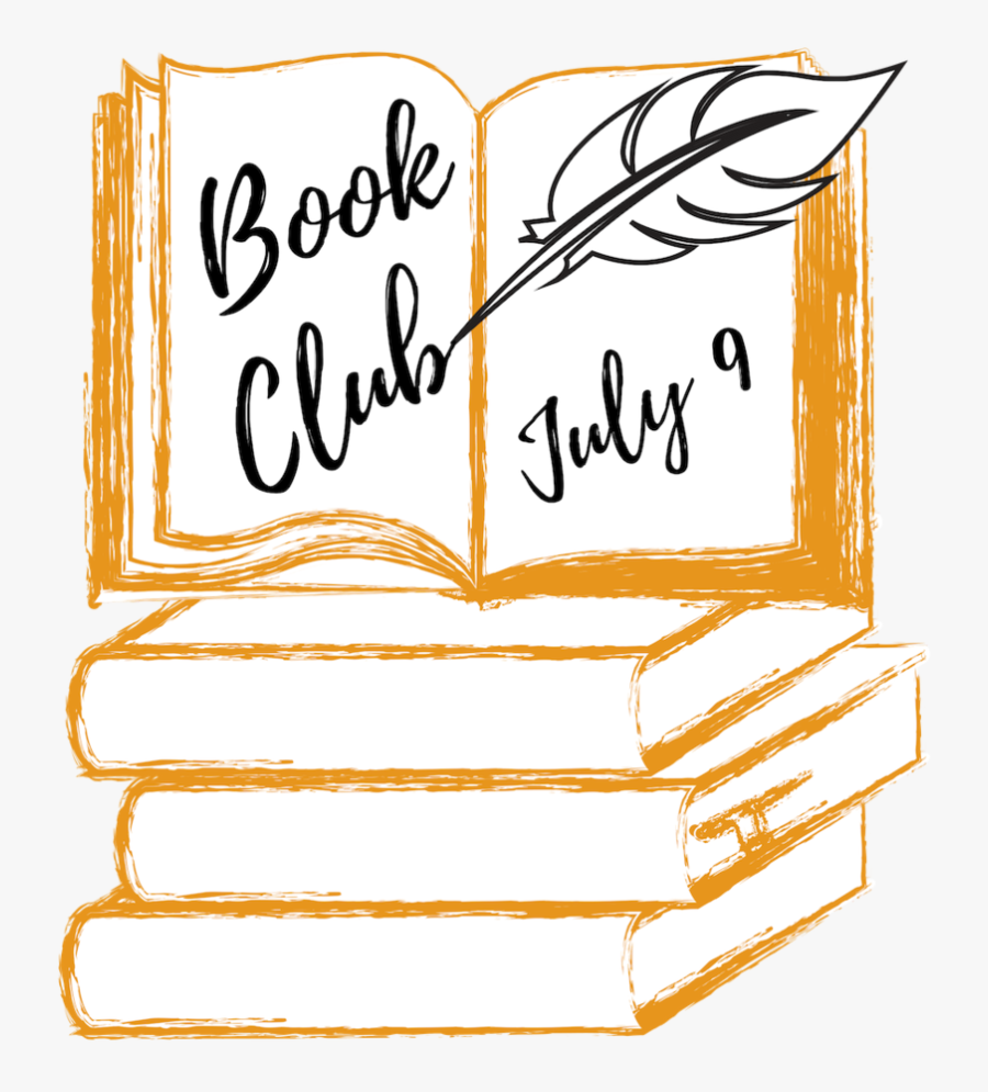 Book Club - Open Books Drawing Easy, Transparent Clipart