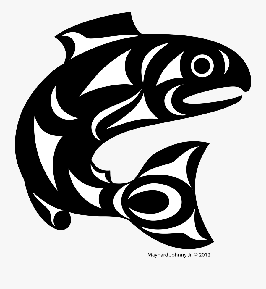 Freeuse Black - Pacific Northwest Salish Art, Transparent Clipart