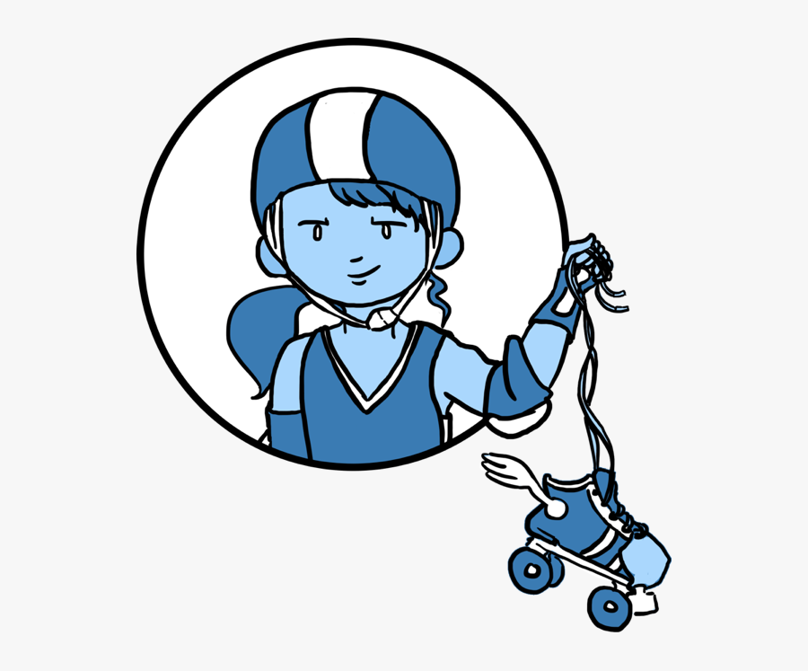 Junior Roller Derby, Transparent Clipart