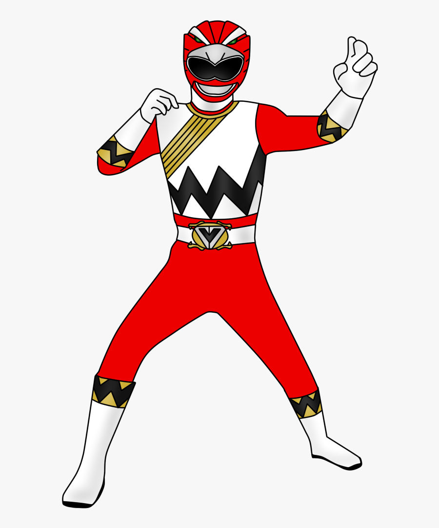 Thumb Image - Red Power Ranger Svg, Transparent Clipart