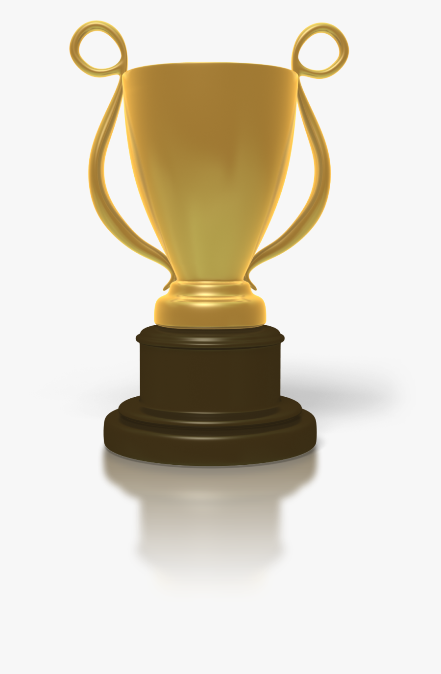 Trophy Golden Cup Competition Animation Award Clipart - Clip Art, Transparent Clipart