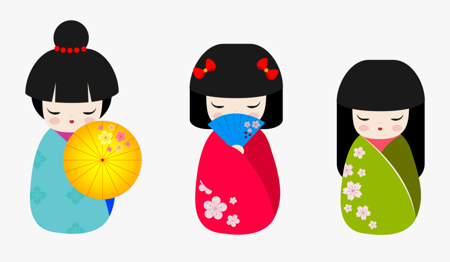 Transparent Doll Clipart - Japanese Dolls Png, Transparent Clipart