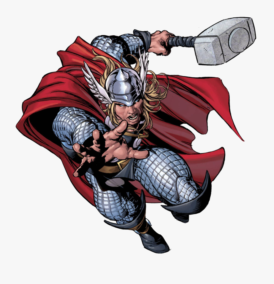 Character Profile Series Thor Marvel Super Heroes Clipart - Super Heroes Marvel Png, Transparent Clipart