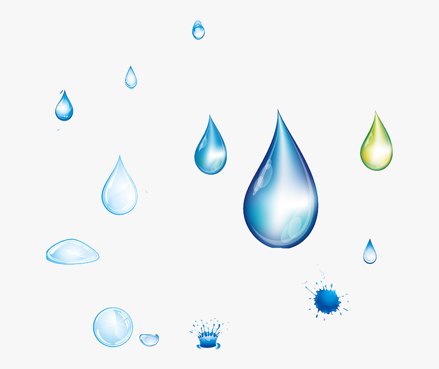 Drop Rain Transparency And Translucency Computer File - Transparent Background Rain Water Drops Png, Transparent Clipart