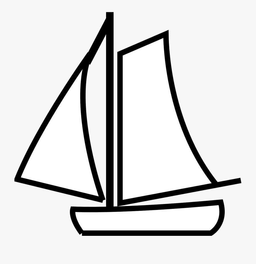 Boat Clipart Black And White Free Clipart Images - Clipart Transparent Background Sailboat, Transparent Clipart
