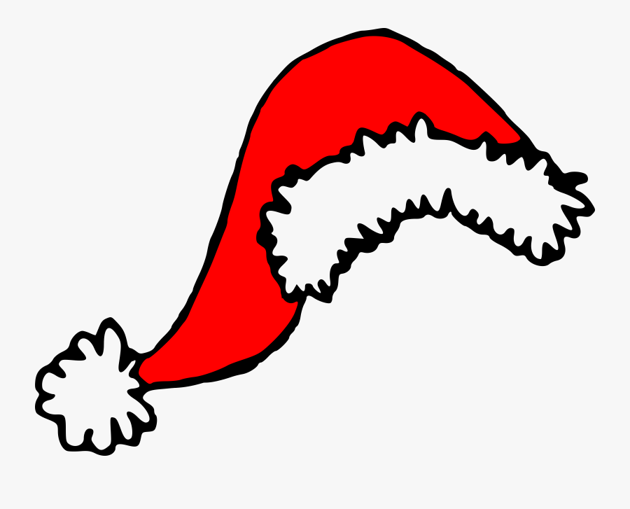 Microsoft Clipart Santa Hat Amp Microsoft Clip Art - Christmas Hat Drawing Png, Transparent Clipart