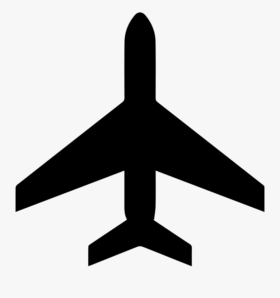 Airplane Icon No Background, Transparent Clipart