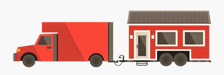Tiny House, Clip Art, Tiny House On Wheels, Mobile - House, Transparent Clipart