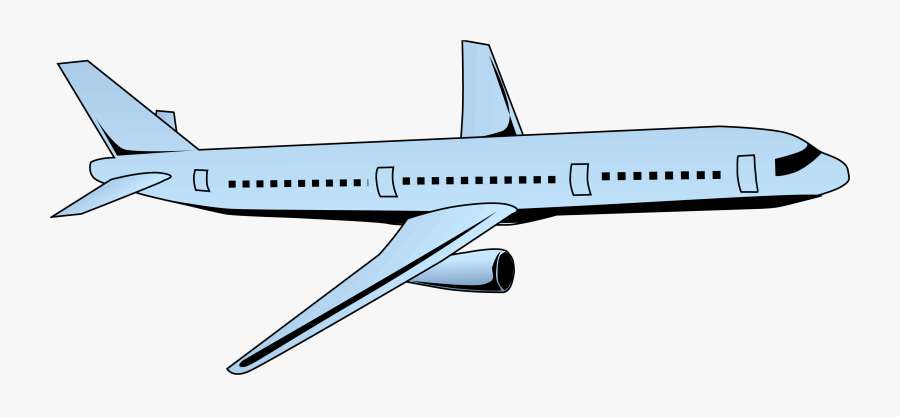 Clipart - Transparent Background Airplane Clipart, Transparent Clipart