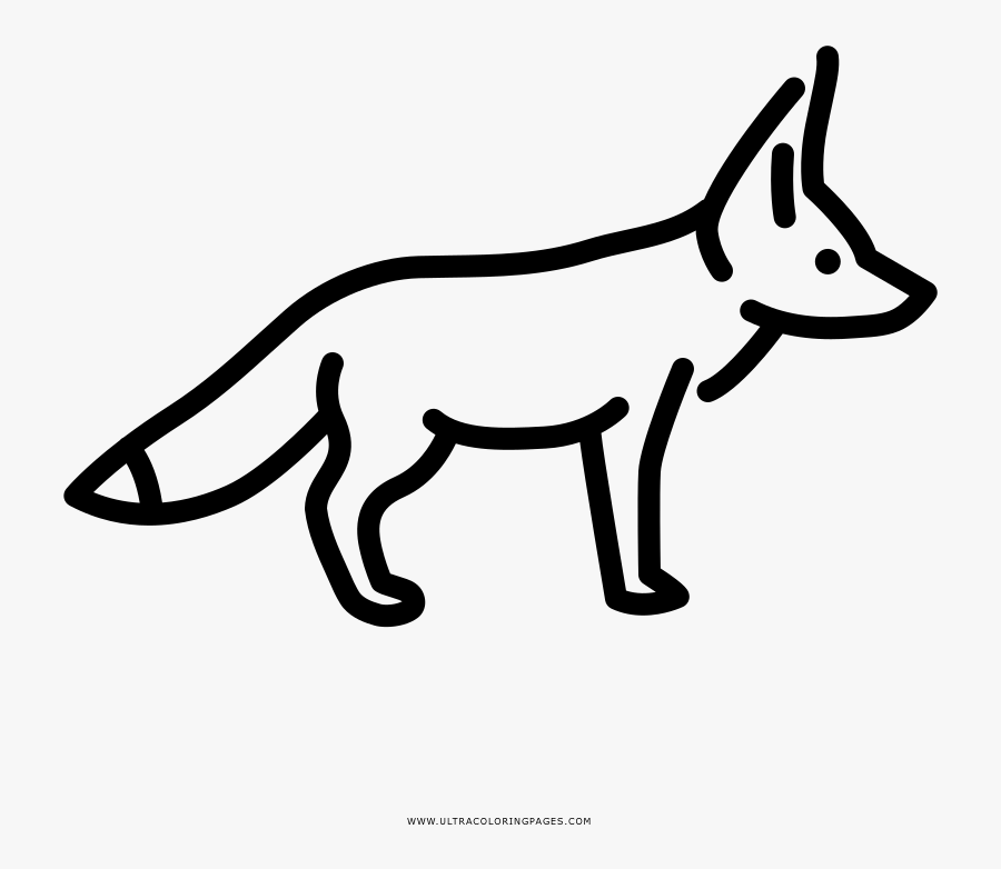Fennec Fox Fall Coloring Page, Printable Fennec Fox - Draw A Fennec Fox, Transparent Clipart
