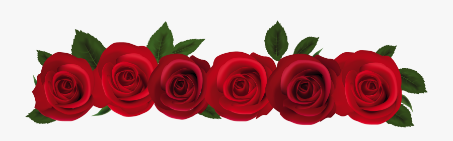 Roses Rose Garland Frame Clipart Clipart Kid - Red Roses Border Clipart, Transparent Clipart