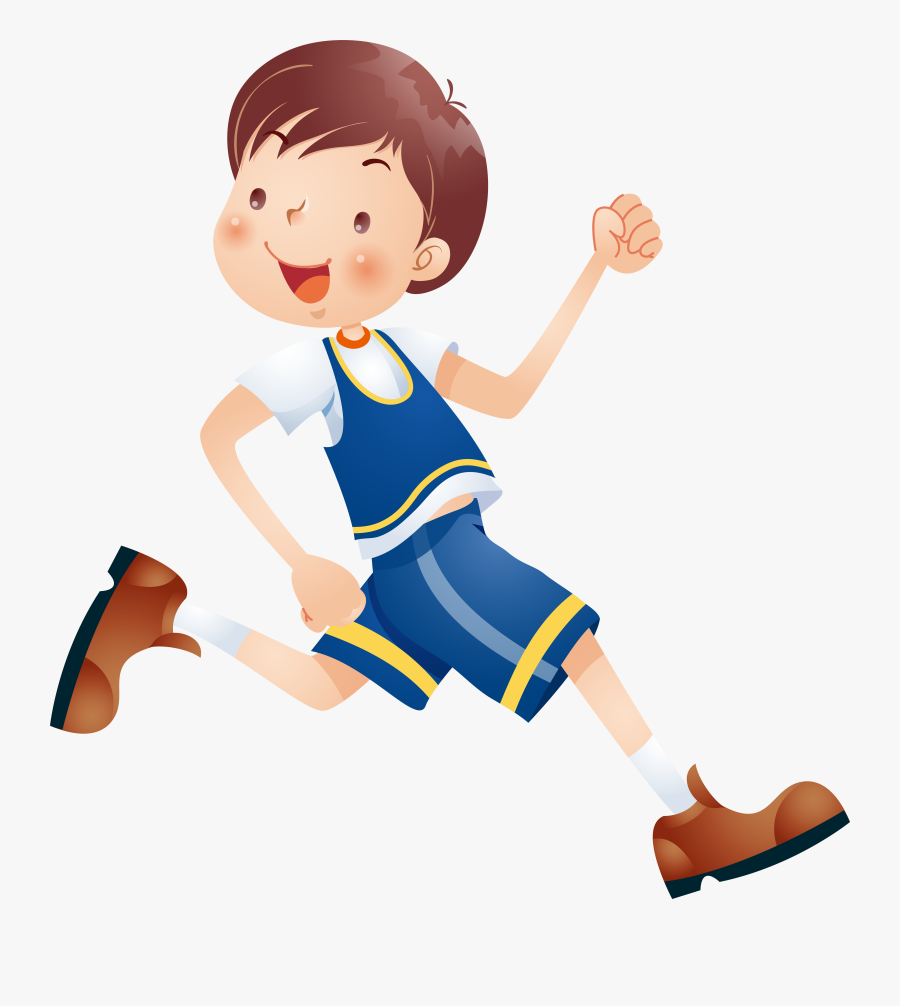 Kids Clipart Com At Getdrawings - Happy Running Boy Cartoon , Free ...