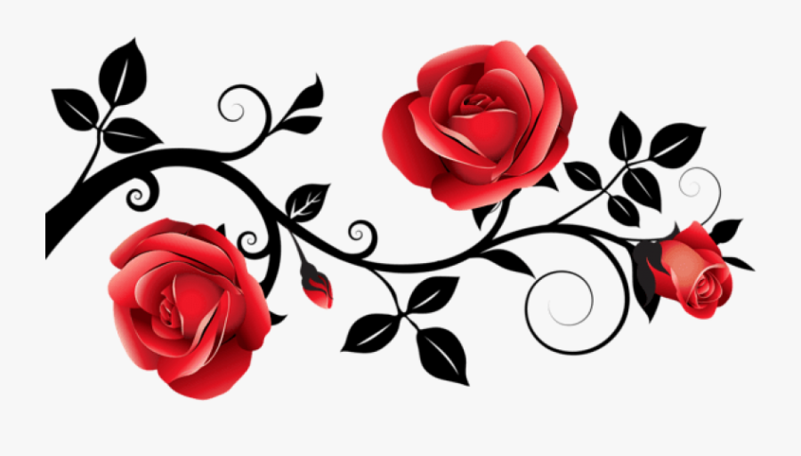 Rose Clipart Transparent Background - Transparent Background Roses Clipart, Transparent Clipart