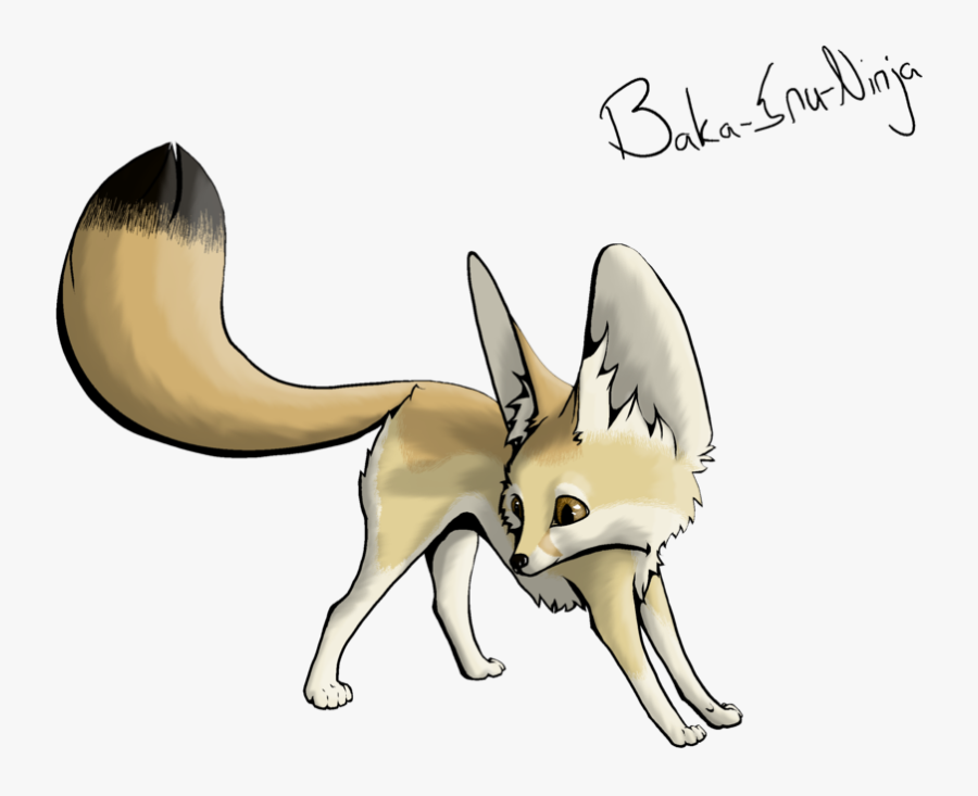 Fox Clipart Transparent Background - Fennec Fox Drawing Easy, Transparent Clipart