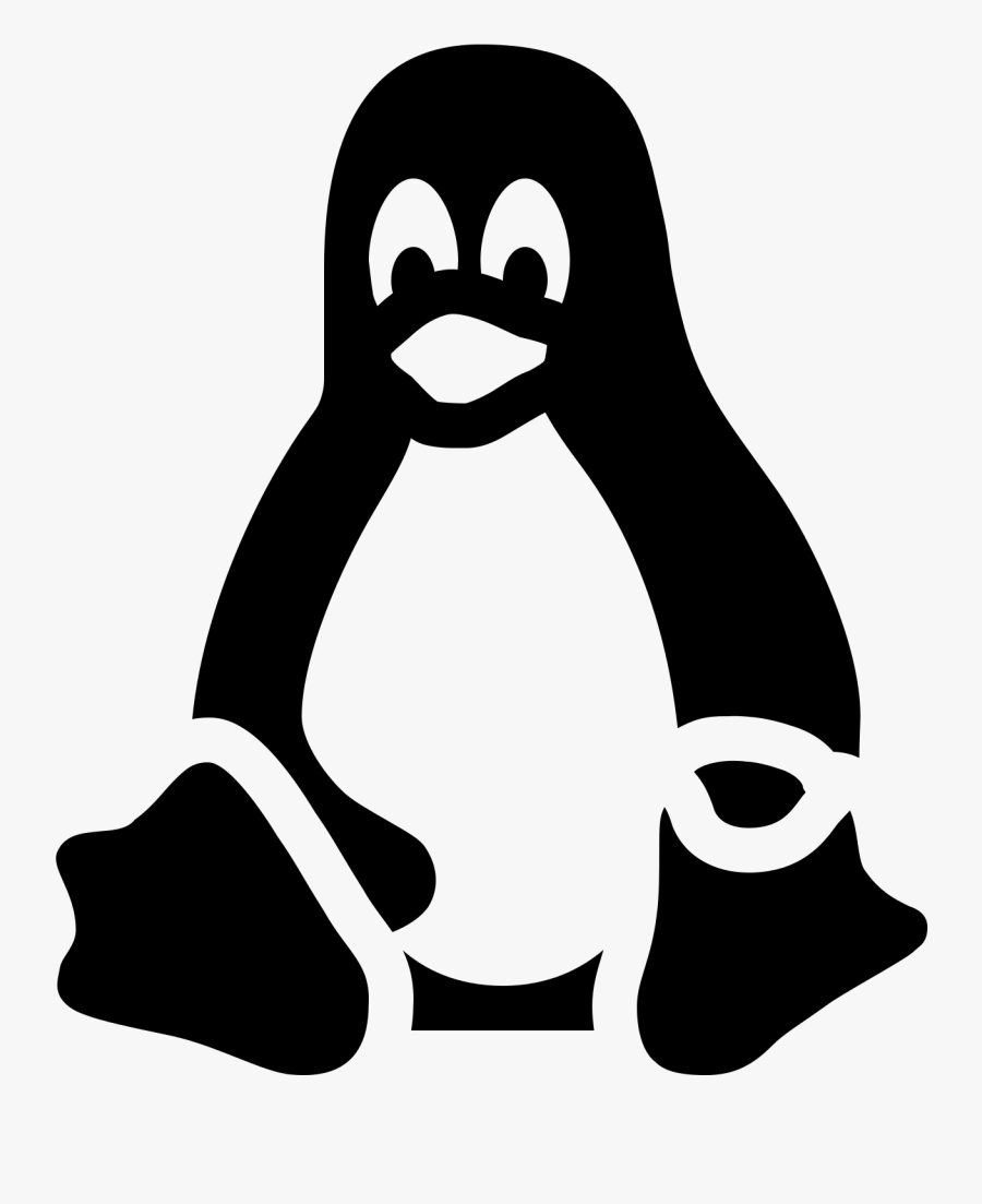 New Images 2018 Penguin Clipart Black And White - Linux Icon, Transparent Clipart