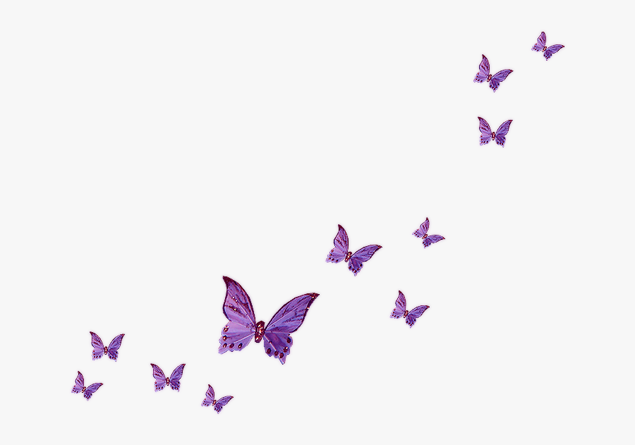 Lavender Butterfly Clipart - Transparent Background Butterfly Clipart, Transparent Clipart