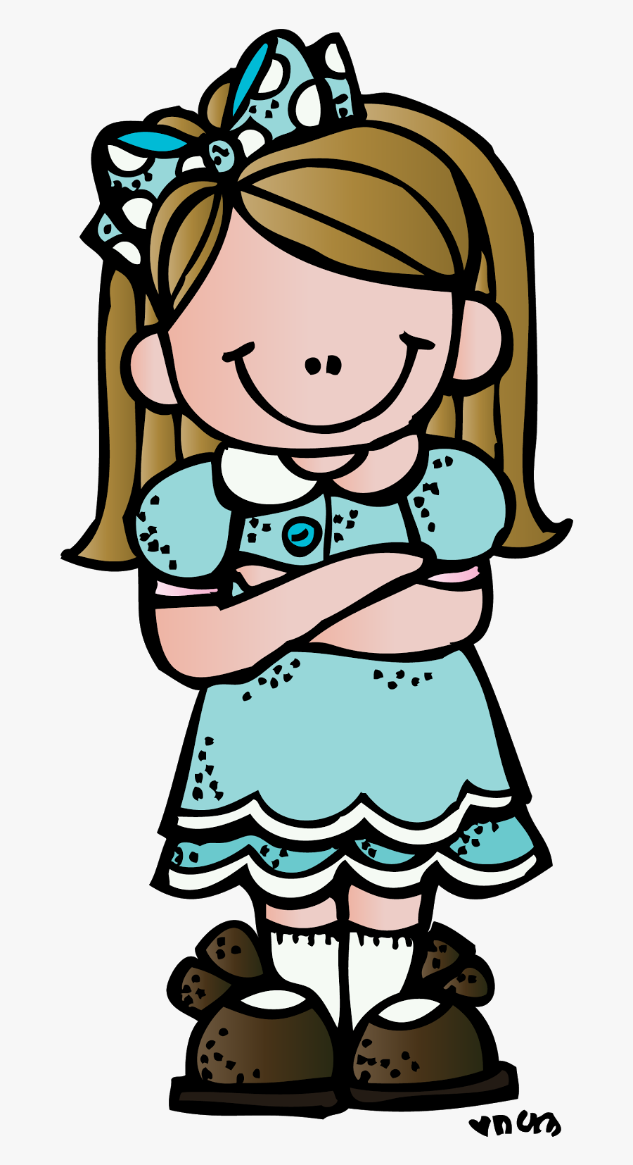 Melonheadz Girl Clipart, Transparent Clipart