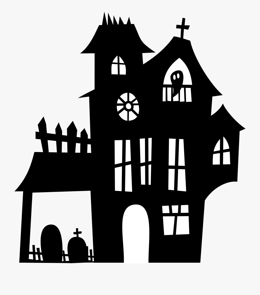 Download Clip Art Library Stock Mansion Vector Decal - Haunted ...