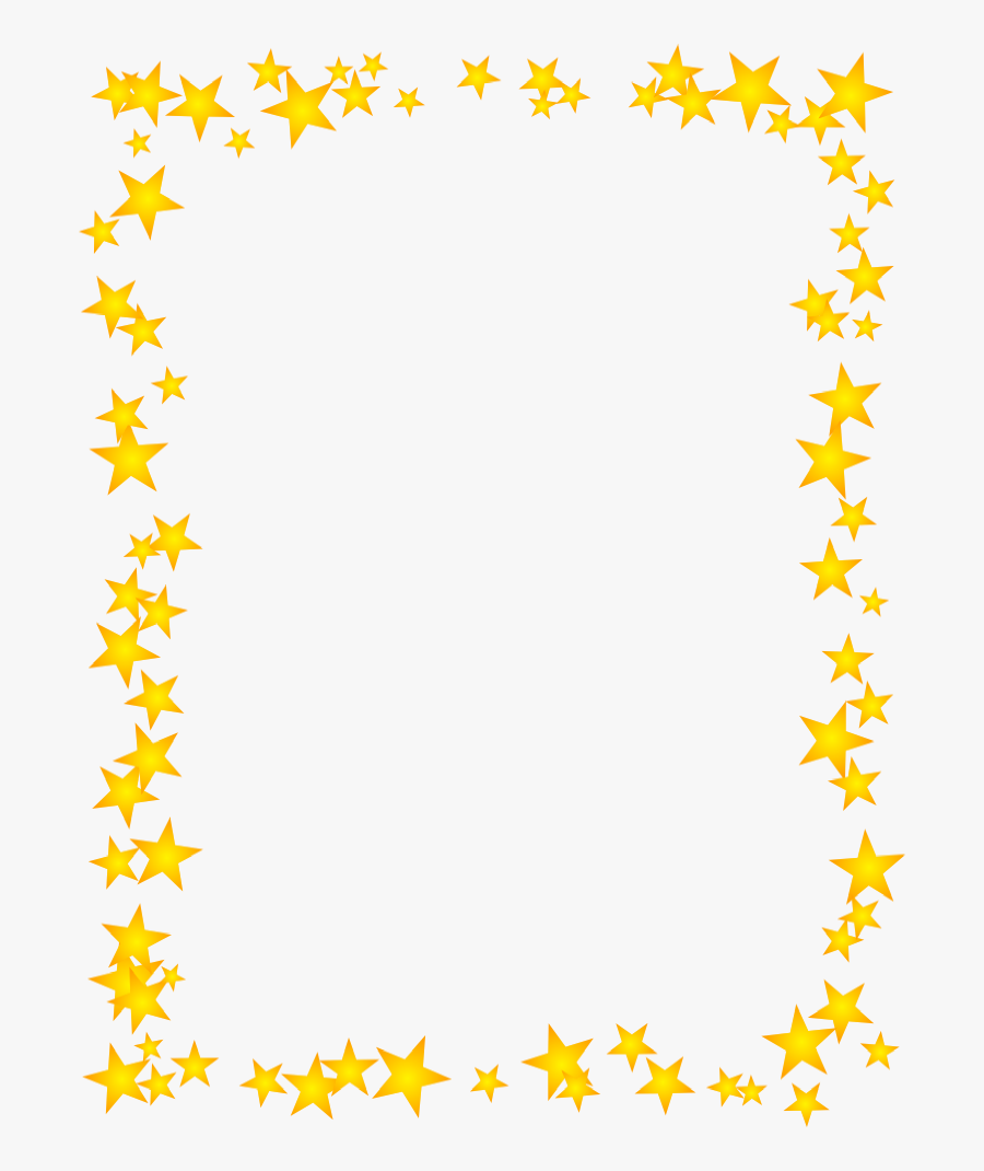 Star Boarder Page Clipart - Star Border Clipart, Transparent Clipart
