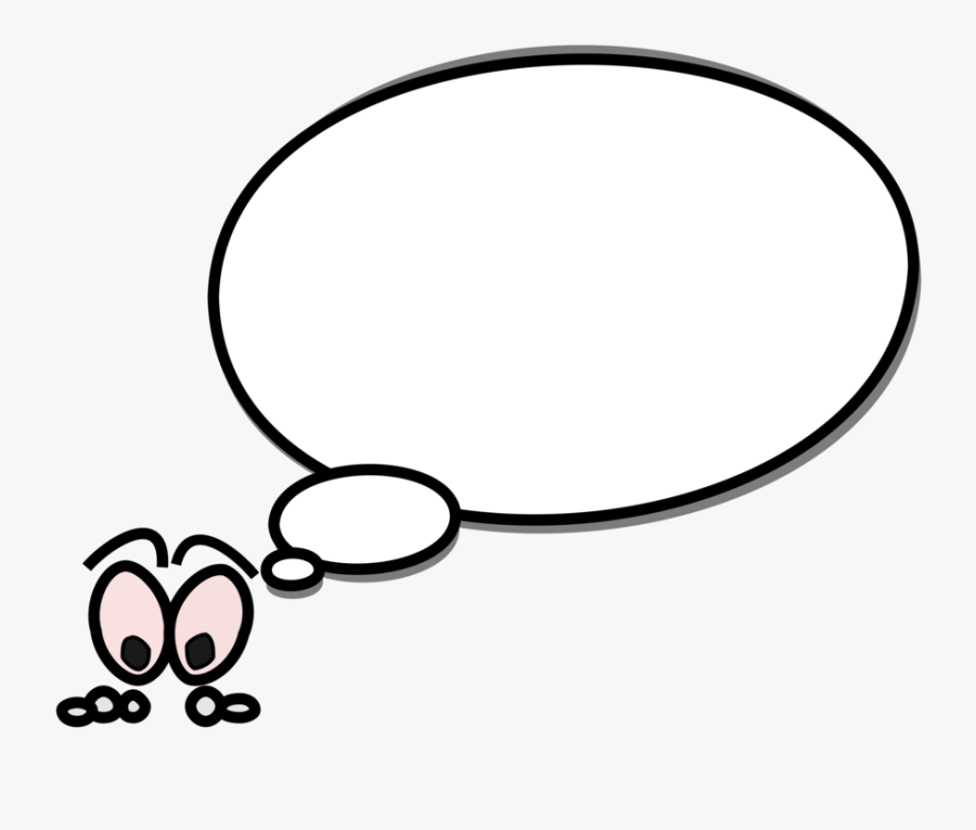 Speech Clipart Person - Talking Clouds, Transparent Clipart