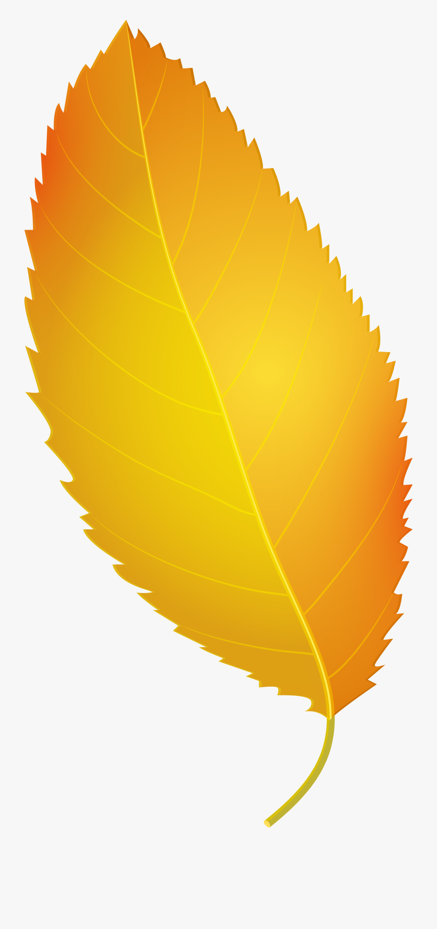 Transparent Fall Leaf Clip Art - Yellow Fall Leaves Clip Art, Transparent Clipart