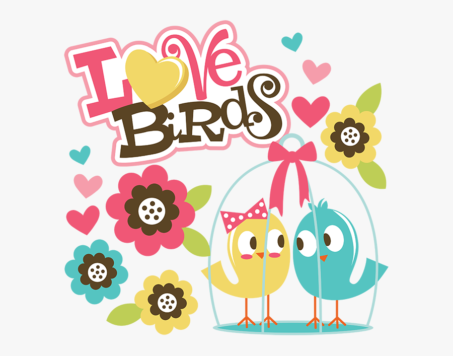 Transparent Love Birds Png - Miss Kate Cuttables Love, Transparent Clipart