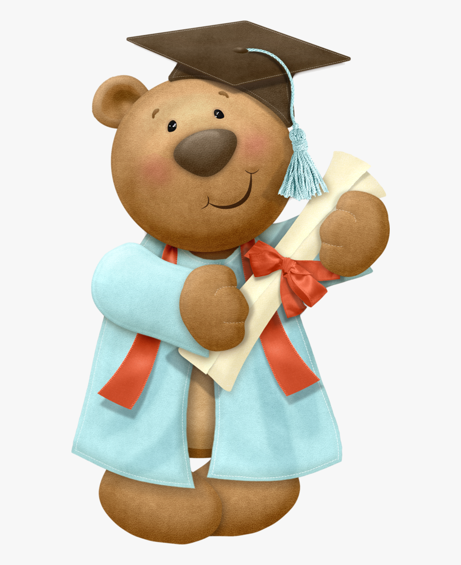 Teddy Clip Art T - Teddy Bear Graduation Clip Art, Transparent Clipart