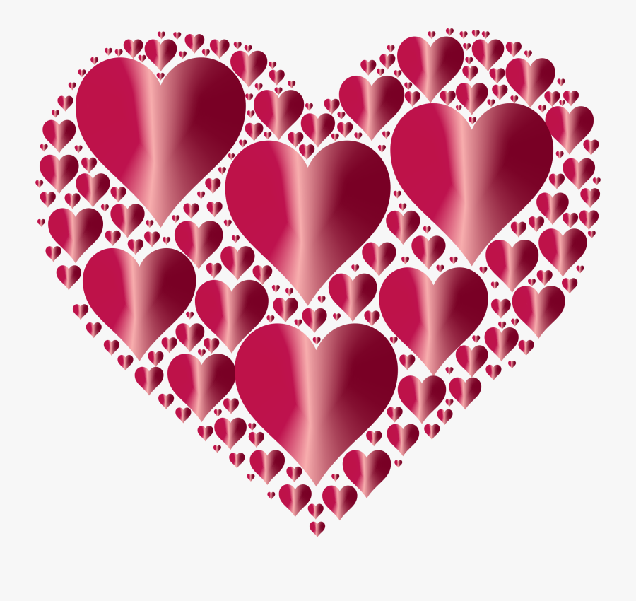 Hearts In Heart Rejuvenated 18 No Background Png, Transparent Clipart