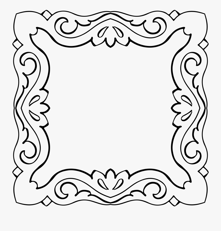 Borders - Clipart - Black - And - White - Border Black And White Clipart, Transparent Clipart