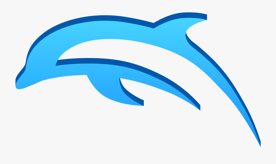 Dolphin Sea - Dolphin Emulator Logo, Transparent Clipart
