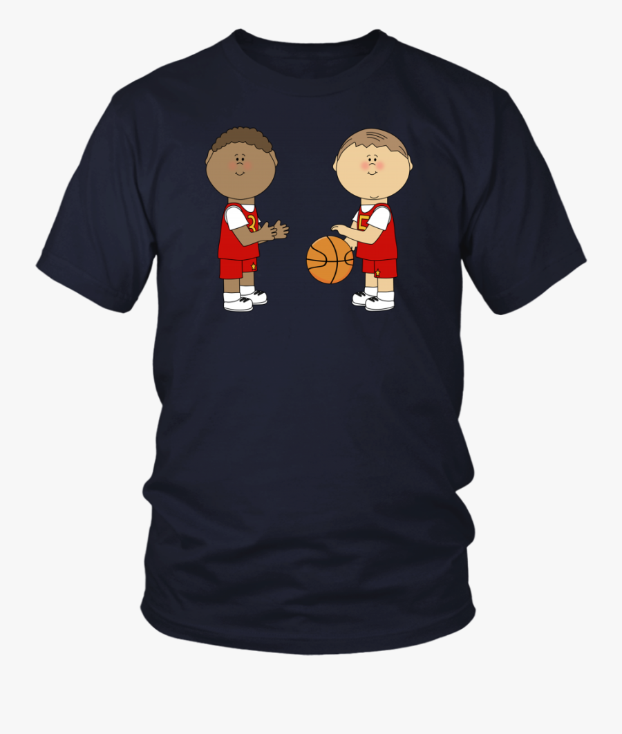Boy Playing Basketball Clipart Boys Shirt - Larry Bernandez T Shirt, Transparent Clipart