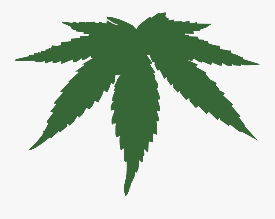 Download Marijuana Clipart Leaf Silhouette - Cannabis Leaf Svg ...