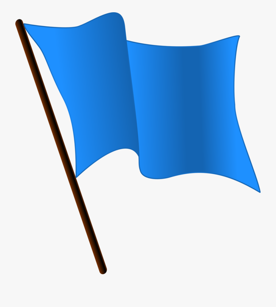 Top Flag Clip Art Free Clipart Spot - Blue Flag Waving Gif, Transparent Clipart