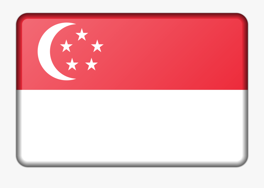 Singapore Flag Clipart Outline - Flag Singapore Icon Png, Transparent Clipart