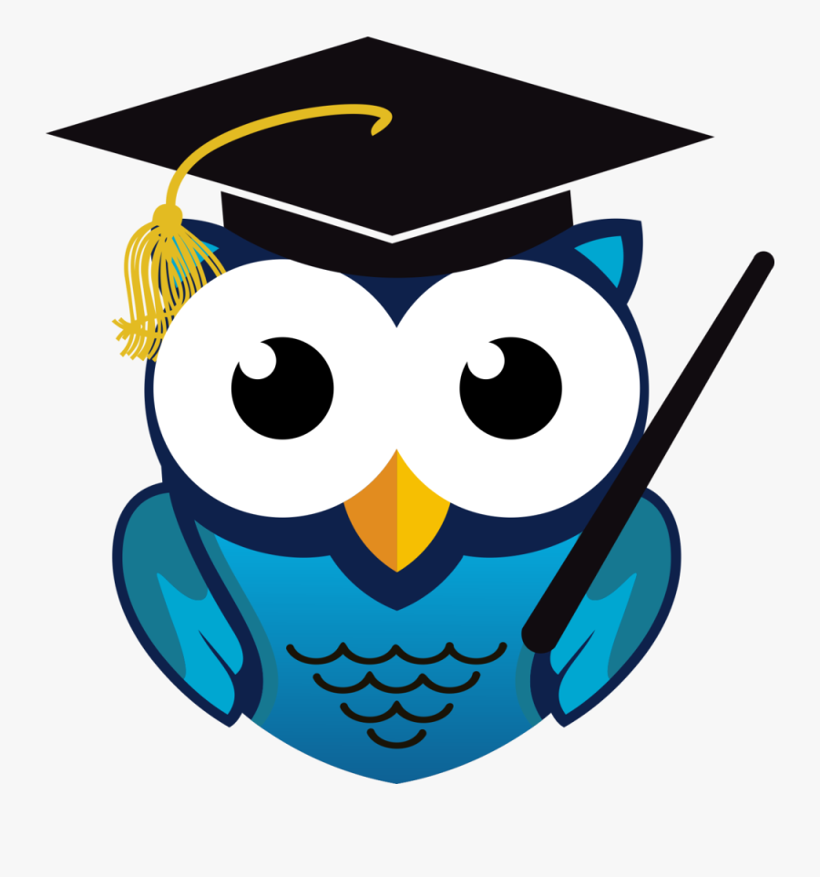 Vector Library Library Smart Child Illuminos - Owl With Graduation Cap Clipart, Transparent Clipart