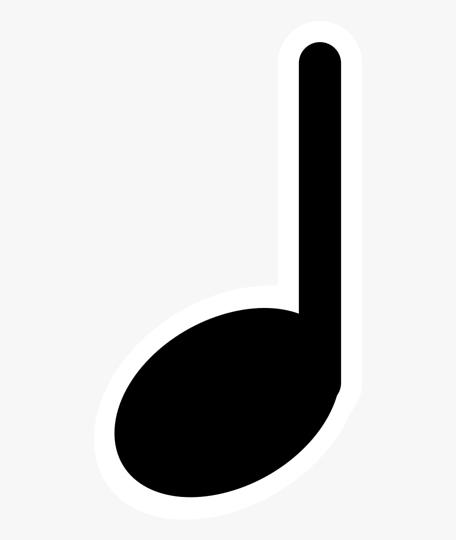 Music Clipart Quarter Note - Quarter Note Music Symbol , Free ...