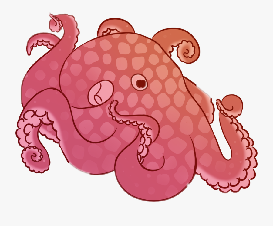 Octopus Clipart Kawaii Illustration - Octopuses Species Clipart, Transparent Clipart