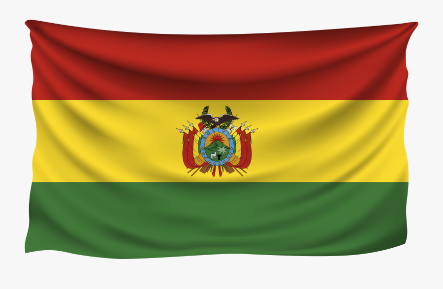 Bolivia Wrinkled Flag M=1463525807 - Bolivia Flag Png, Transparent Clipart