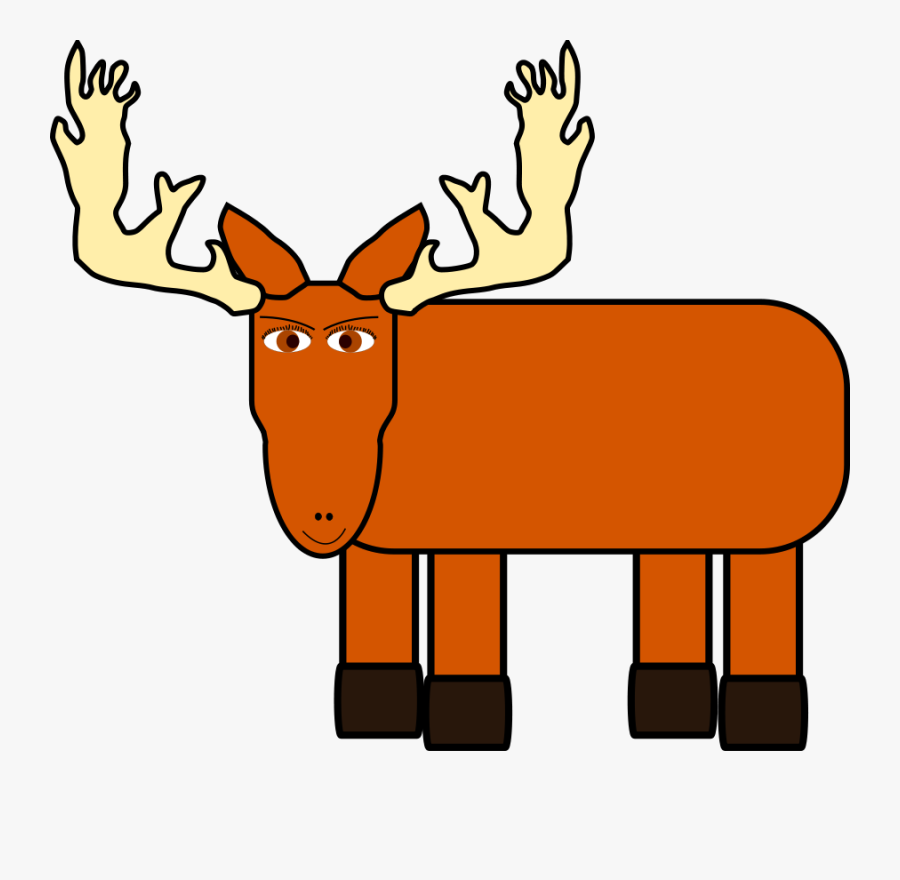 Antler,area,deer - Moose Animated Png Hd, Transparent Clipart