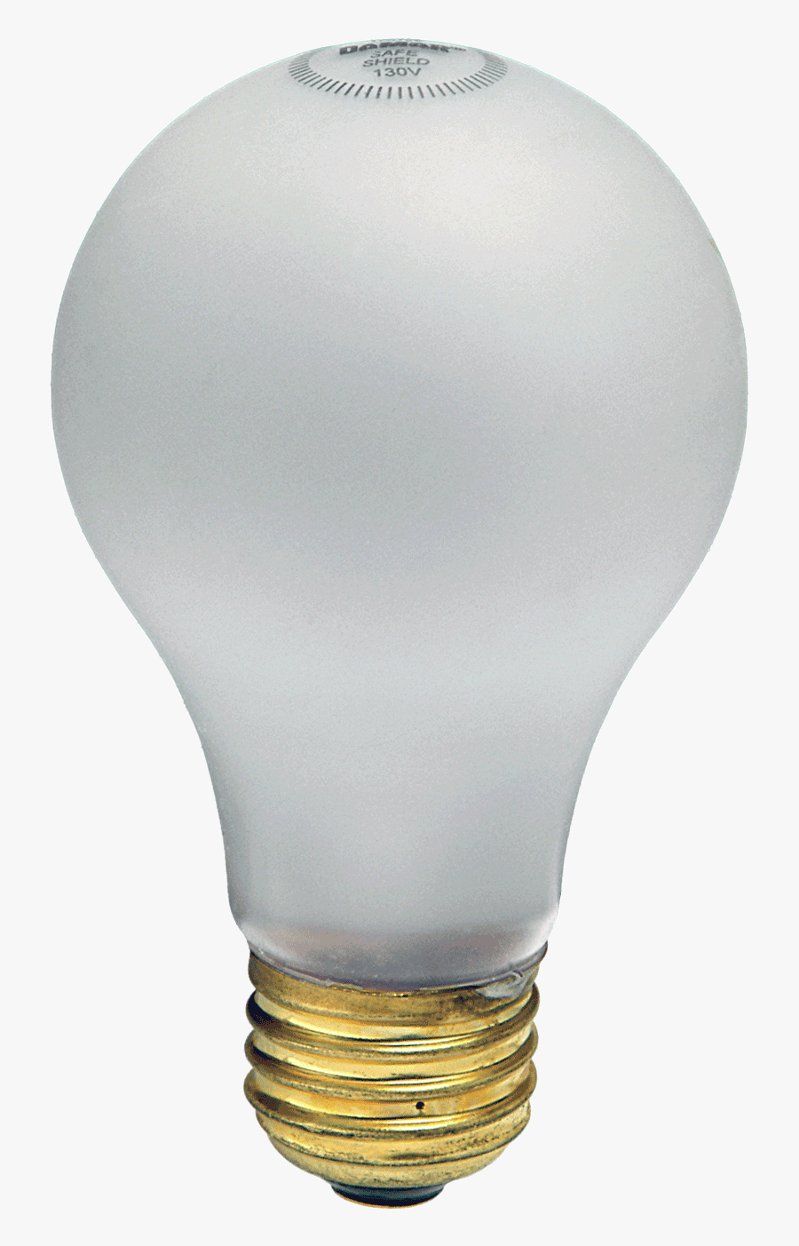 Light Material Halogen Incandescent A-series Bulb Clipart - Incandescent Light Bulb, Transparent Clipart