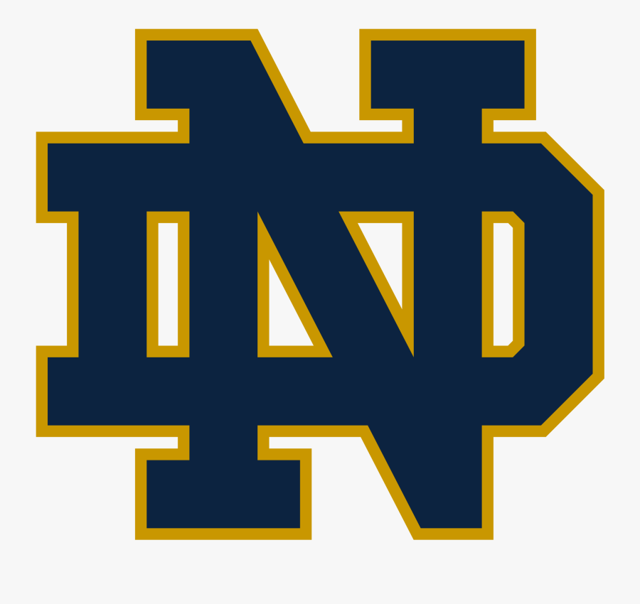 Notre Dame Logo, Transparent Clipart