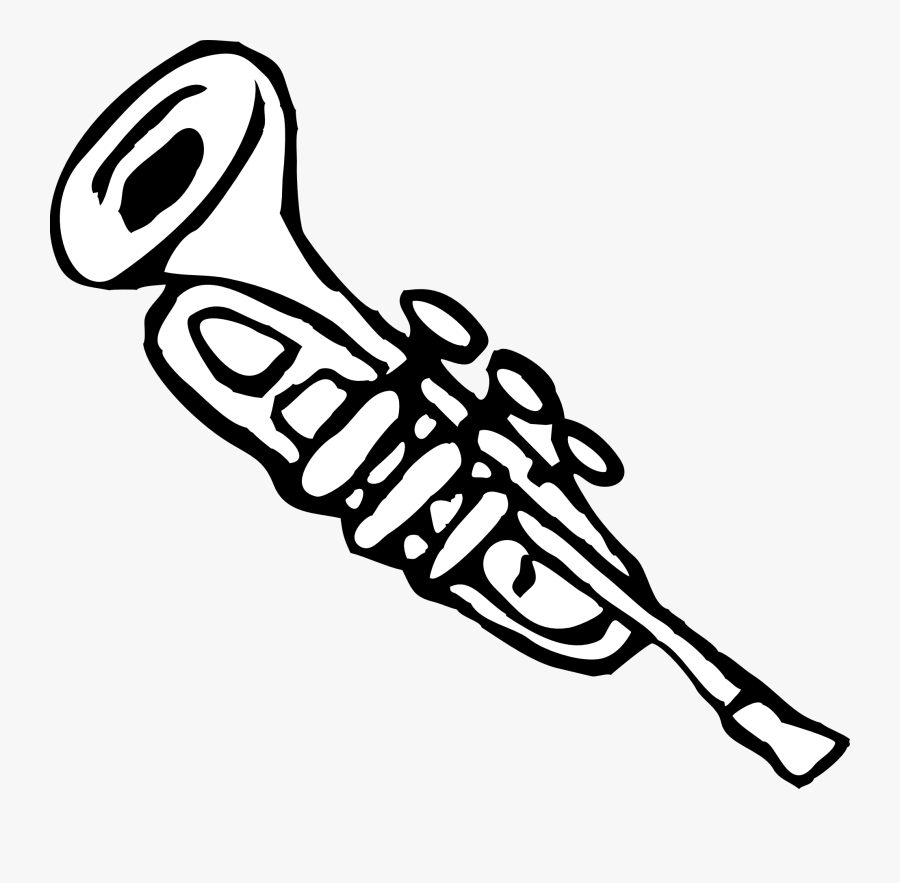 Christmas Music Clip Art Free Clipart Images - Trumpet Clip Art, Transparent Clipart