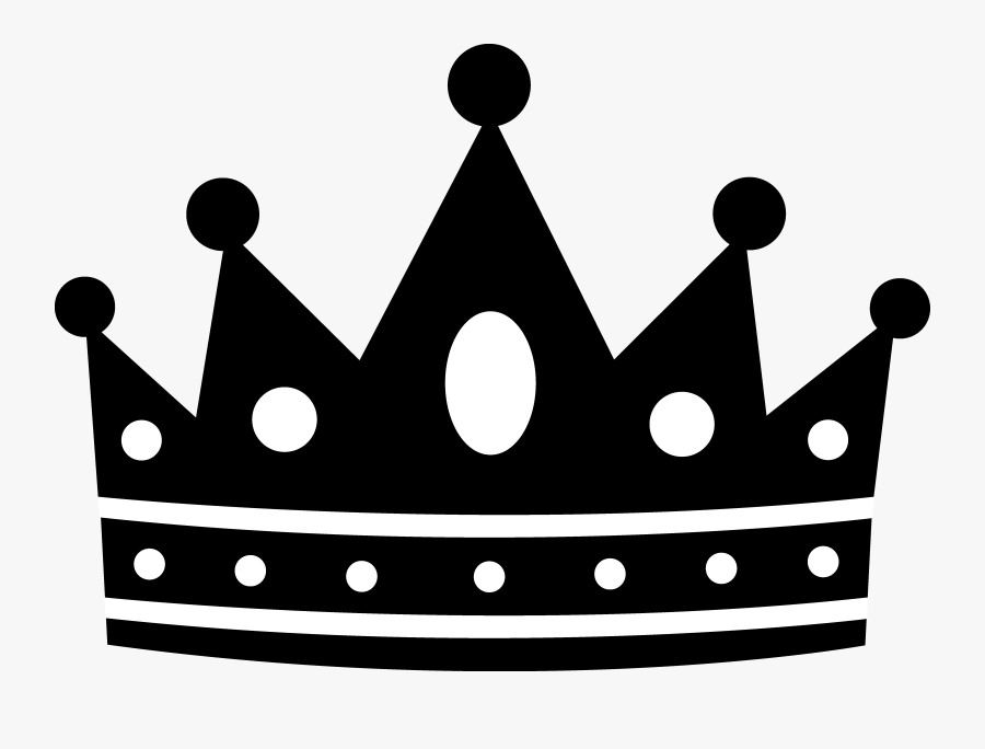 Black Royal Crown Silhouette Free Clip Art Sweetclipart - King Crown Png Black And White, Transparent Clipart