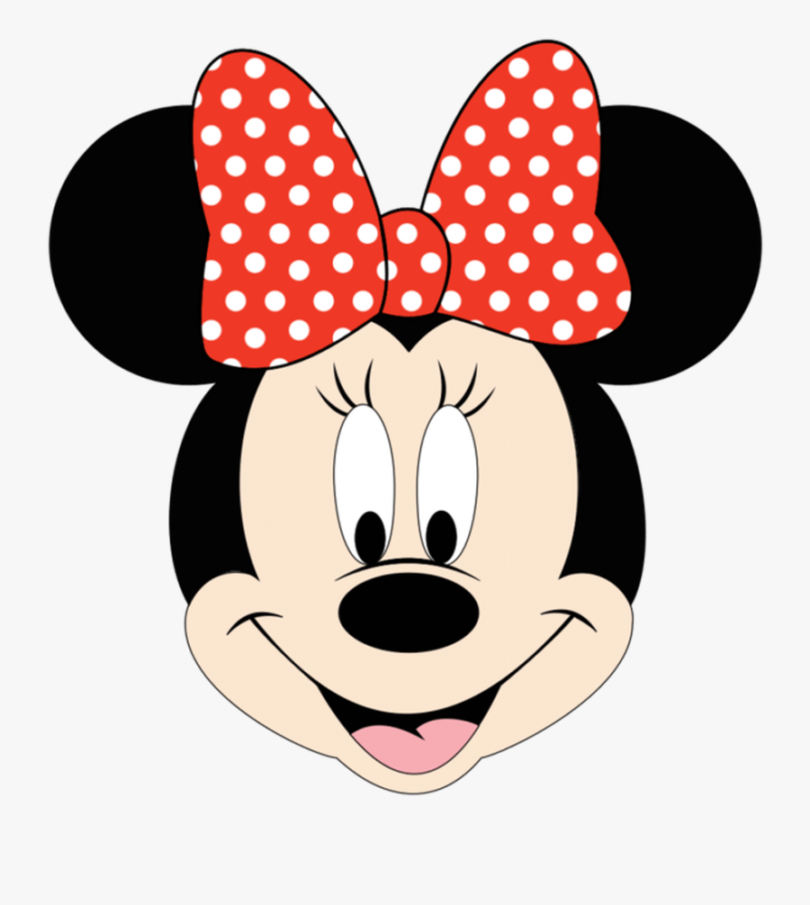 Red Minnie Mouse Face , Free Transparent Clipart - ClipartKey