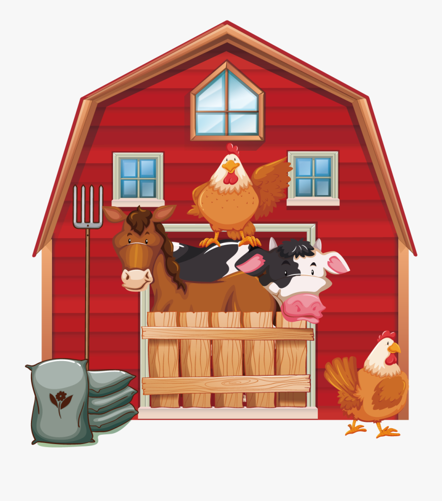 Cattle Silo Farm Barn Clip Art - Free Barn Animal Clip Art, Transparent Clipart