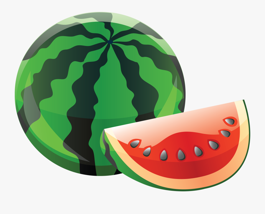 Watermelon Clip Art For Kids - Fruits Name In Sindhi, Transparent Clipart