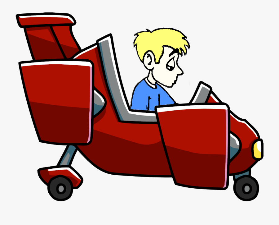 Biff In Flying Car, Transparent Clipart