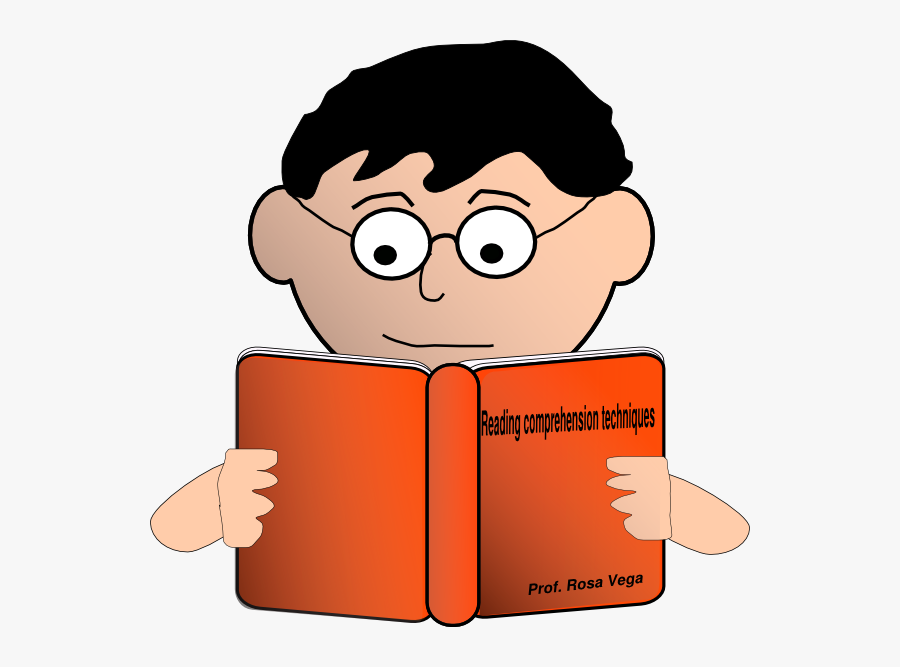 Student Clipart Studying - Reading Clip Art, Transparent Clipart