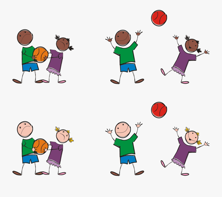 Thumb Image - Kids Playing Icons, Transparent Clipart