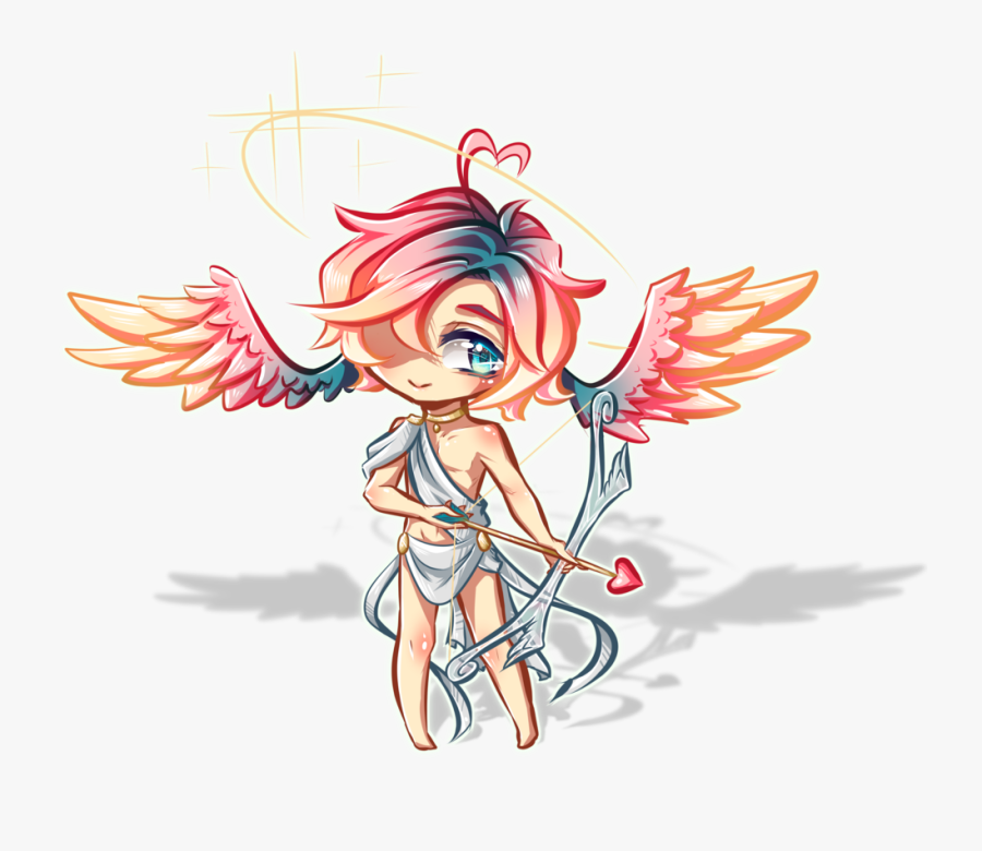 Dark Angel Clipart Chibi - Chibi Cupid, Transparent Clipart